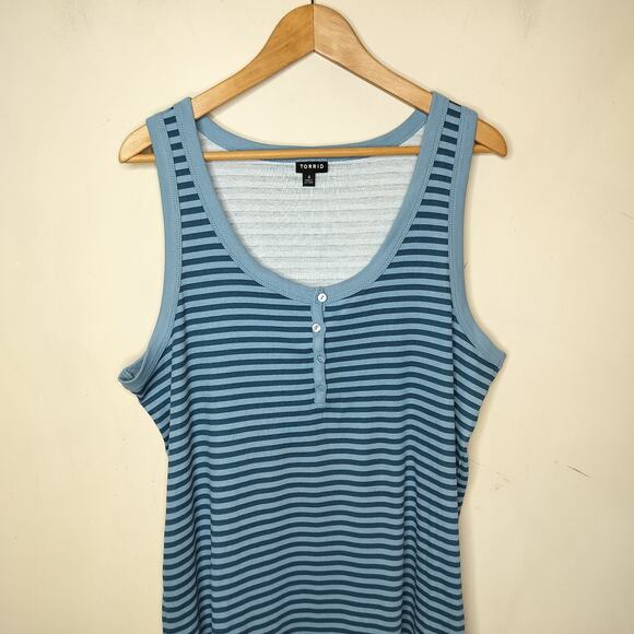 Torrid Striped Tank Top - Picture 2 of 8
